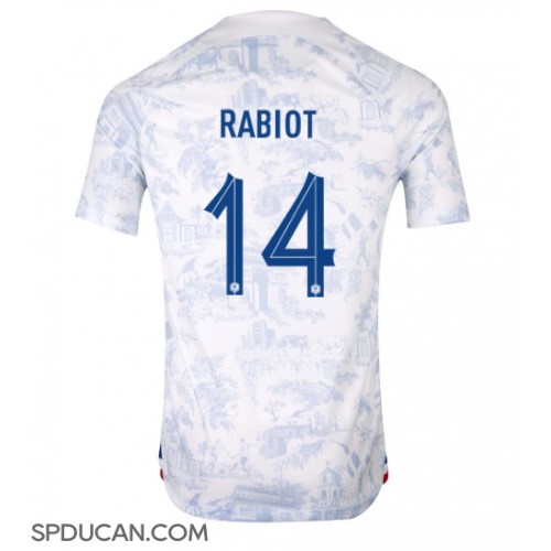 Muški Nogometni Dres Francuska Adrien Rabiot #14 Gostujuci SP 2022 Kratak Rukav